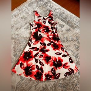 Red black and white dress ✨